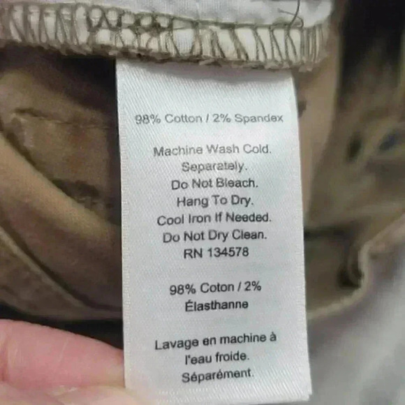 Vineyard Martha's Vineyard Tan‎ Skinny Ankle Pants Youths 14 - Picture 6 of 6